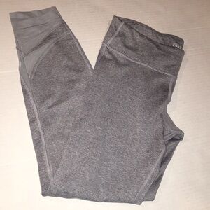 Athleta Girl Gray Mesh Bottom Leggings | Size 14